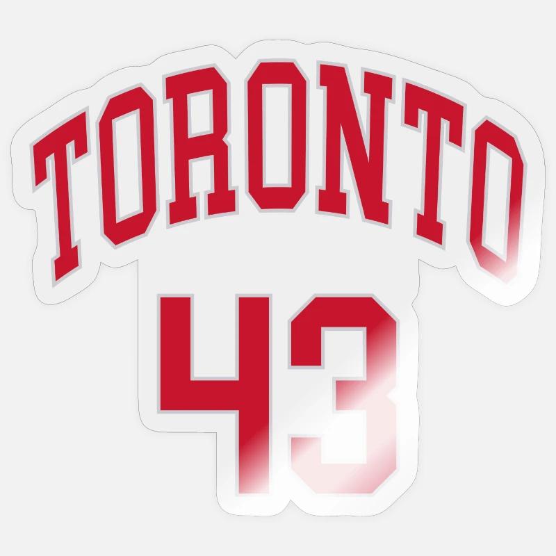 Toronto 43 - Sticker taille S (10 x 10 cm) - brillant transparent
