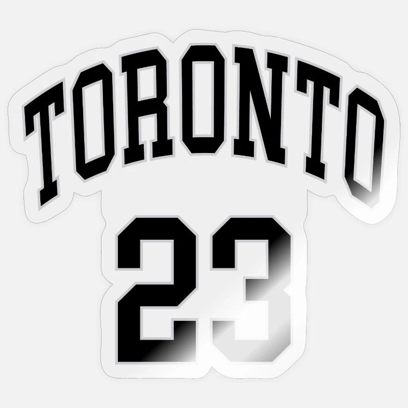 Toronto 23 - Sticker taille S (10 x 10 cm) - brillant transparent