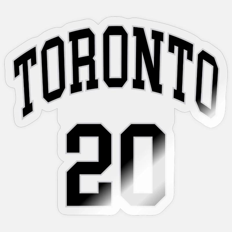 Toronto 20 - Sticker size S (10 x 10 cm) - transparent glossy