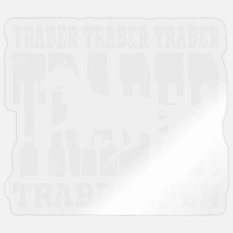 Decorative trotter design Sticker size S (10 x 10 cm)