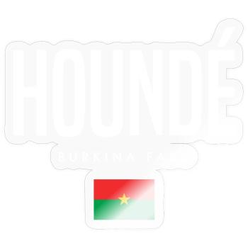 Houndé Burkina Faso - Sticker size S (10 x 10 cm) - transparent glossy - Front