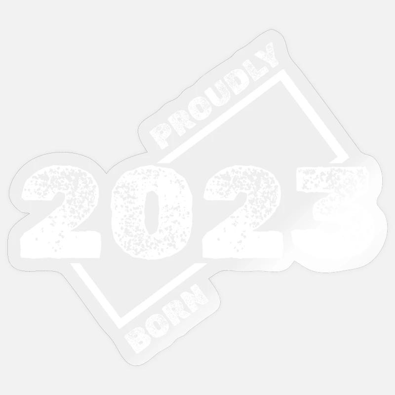 Geschenkidee 2023 Sticker Größe S (10 x 10 cm)