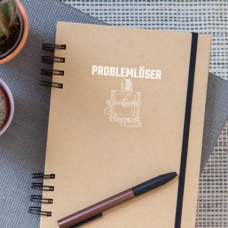 Problem Solver 3D Printer – Maker Statement Design Sticker size S (10 x 10 cm)