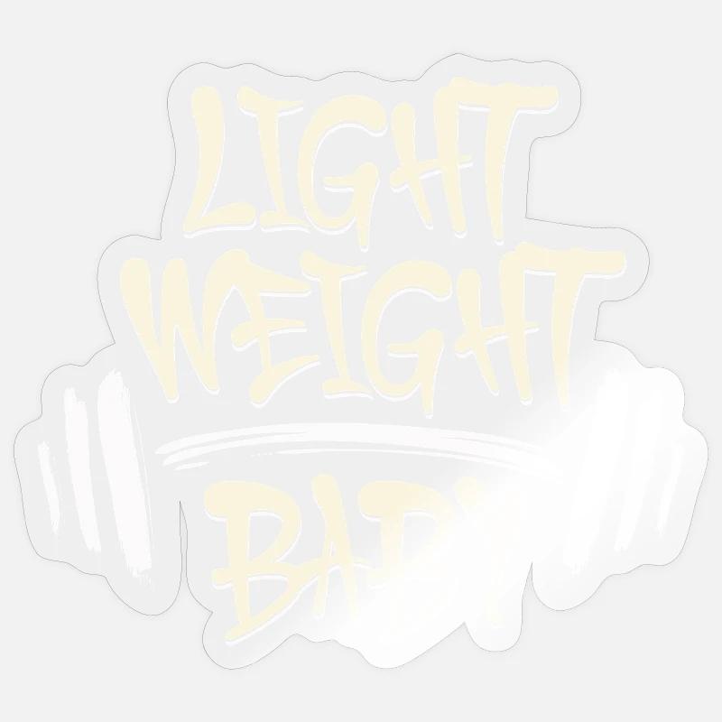 Motivation en forme : Conception de bébé léger Sticker taille S (10 x 10 cm)