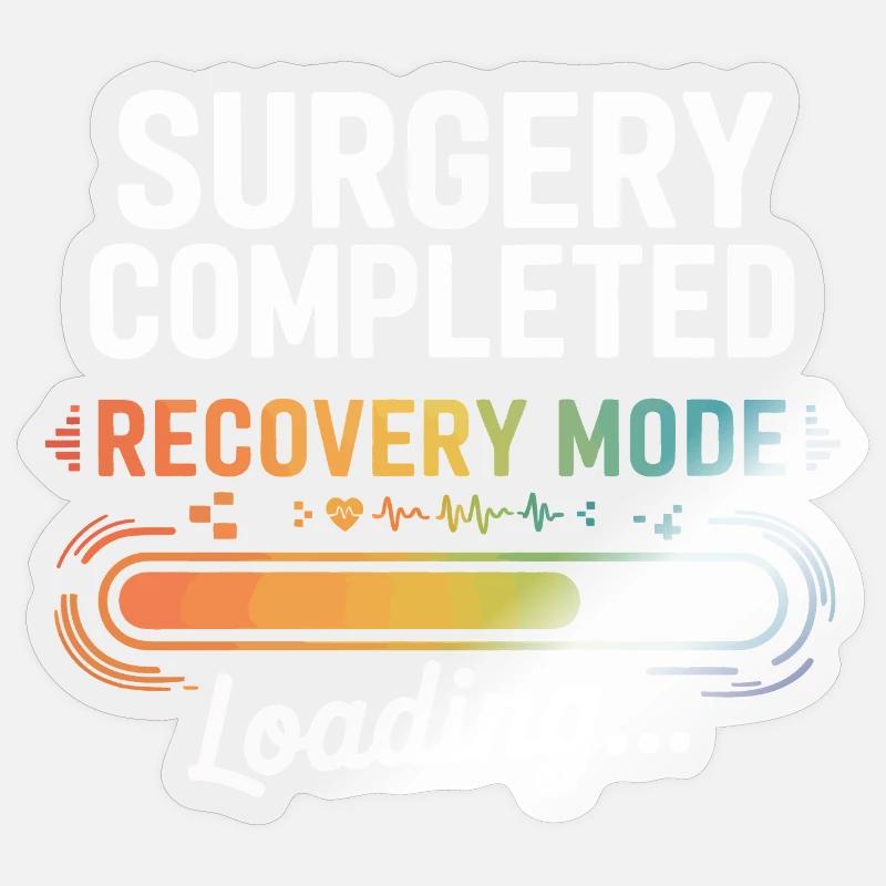 Recovery in progress: Recovery Mode loading bar Sticker size S (10 x 10 cm)