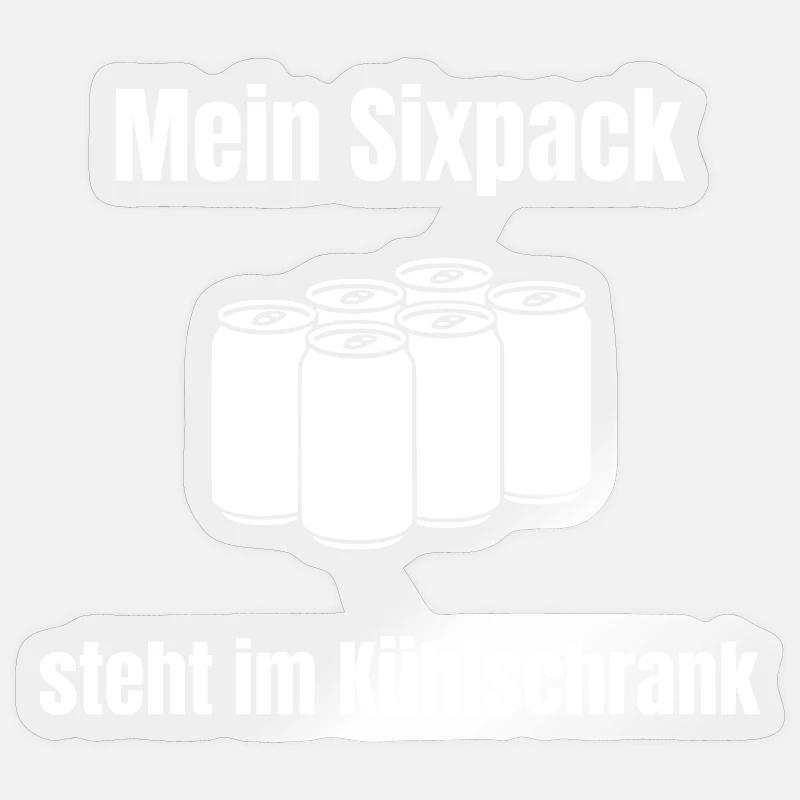 Mon pack de six ? C’est dans le frigo ! Sticker taille S (10 x 10 cm)
