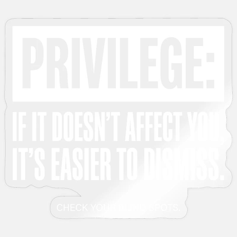 Devis de privilège : vérifiez vos angles morts Sticker taille S (10 x 10 cm)