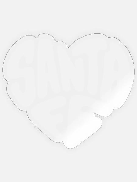 - Sticker size S (10 x 10 cm) - transparent glossy