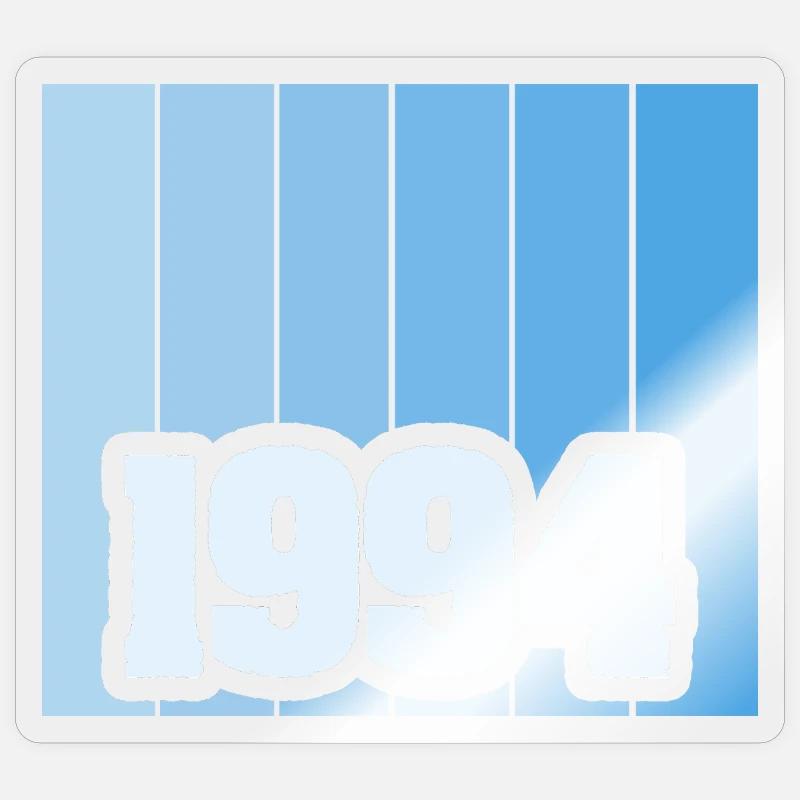 1994 - Sticker taille S (10 x 10 cm) - brillant transparent
