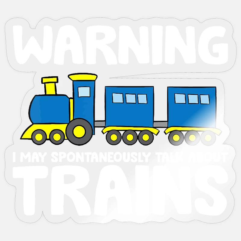 Spontaneous Train Talk Tee Sticker size S (10 x 10 cm)
