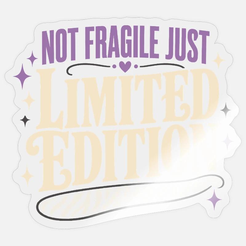 Eds-bewusstsein Ehlers-danlos Zebra-krieger - Sticker Größe S (10 x 10 cm) - Transparent glänzend