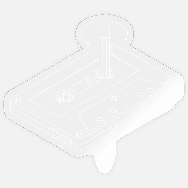 Life hack - Sticker size S (10 x 10 cm) - transparent glossy