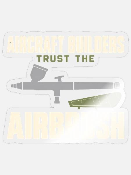 Modellflugzeug Maßstabsflugzeug Modellbaukasten Gi - Sticker Größe S (10 x 10 cm) - Transparent glänzend