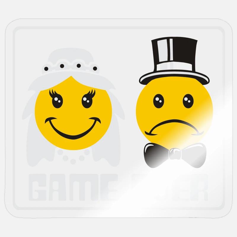 Game over flex - Sticker taille S (10 x 10 cm) - brillant transparent