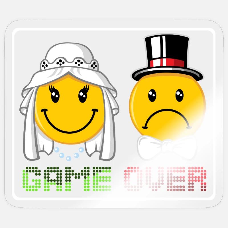 Game over Sticker size S (10 x 10 cm)