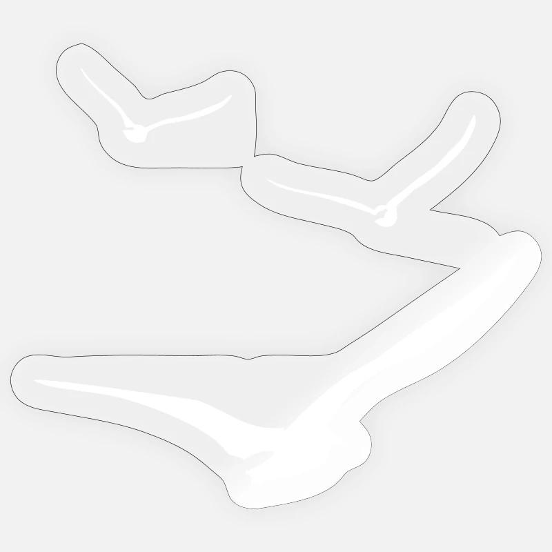 Diebstahl von Möwen Sticker Größe S (10 x 10 cm)