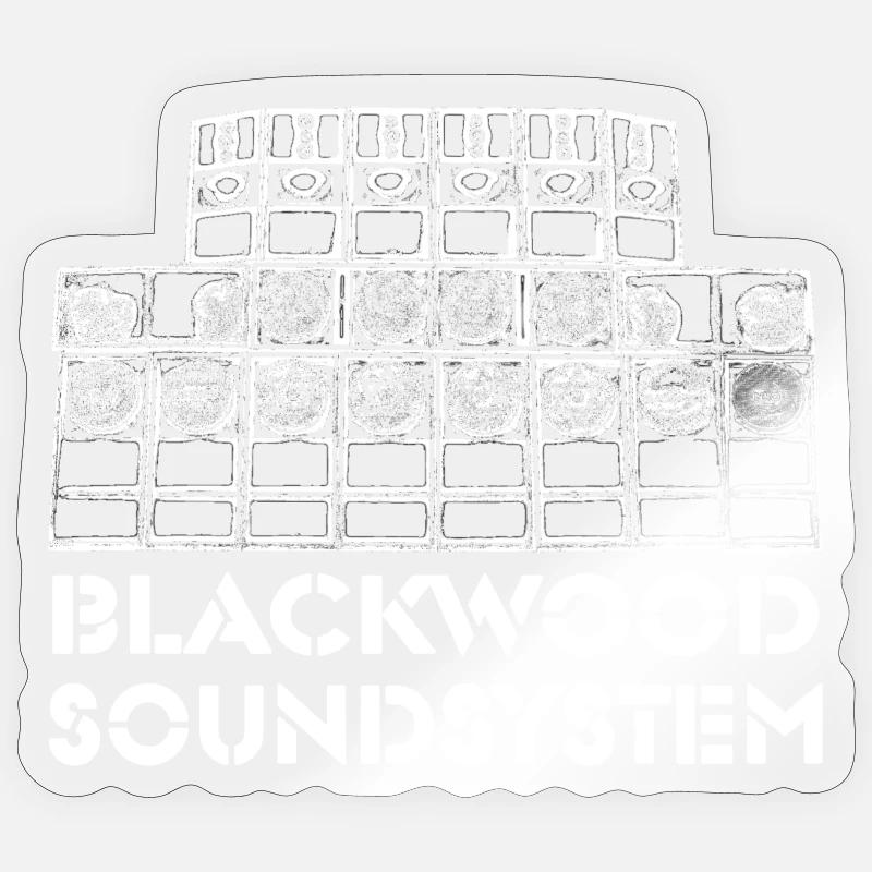 Soundsystem Sticker Größe S (10 x 10 cm)