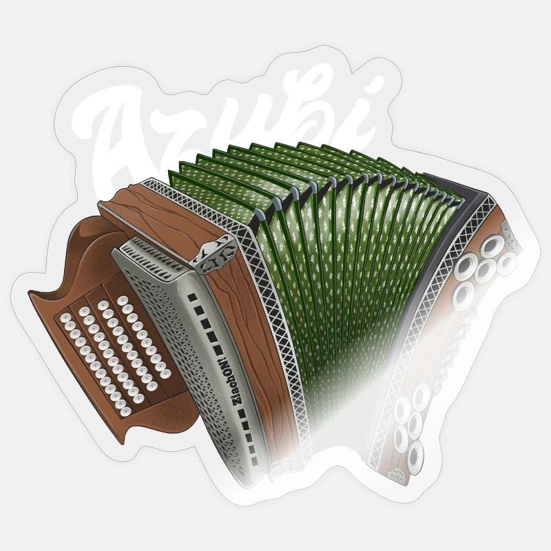 Azubi // hell | ZiachON! Sticker Größe S (10 x 10 cm)