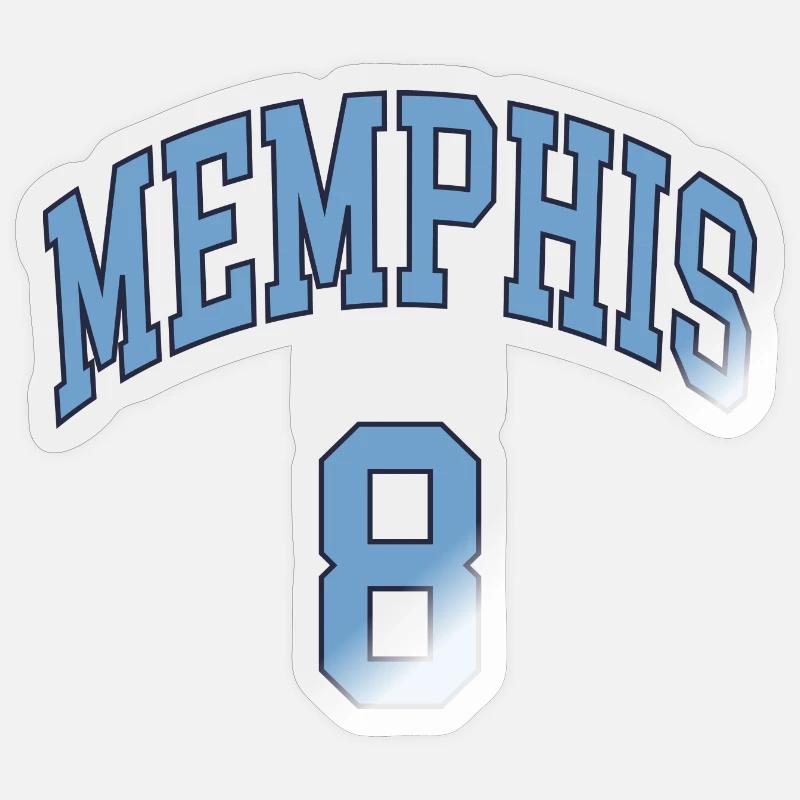 Memphis 8 Sticker Größe S (10 x 10 cm)