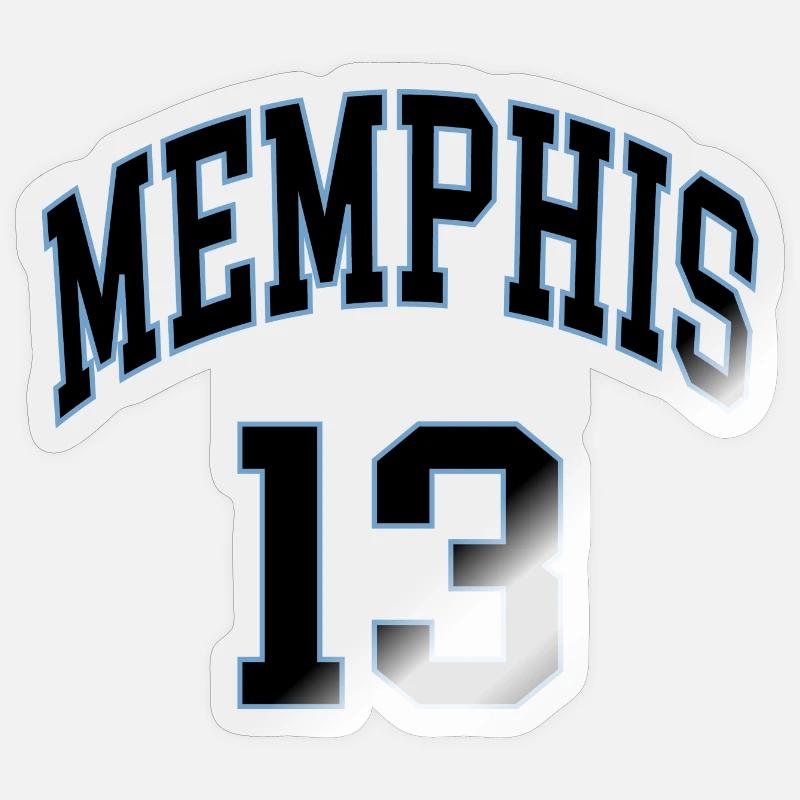 Memphis 13 - Sticker Größe S (10 x 10 cm) - Transparent glänzend