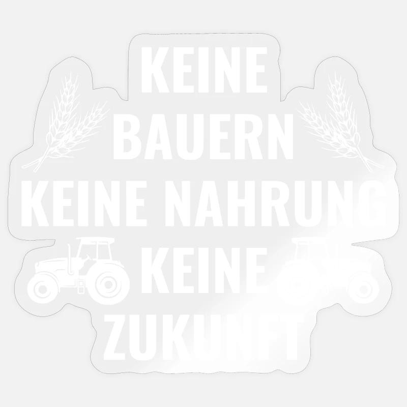 Bauerndemo Bauer Landwirt Bauern Protest Sprüche Sticker Größe S (10 x 10 cm)