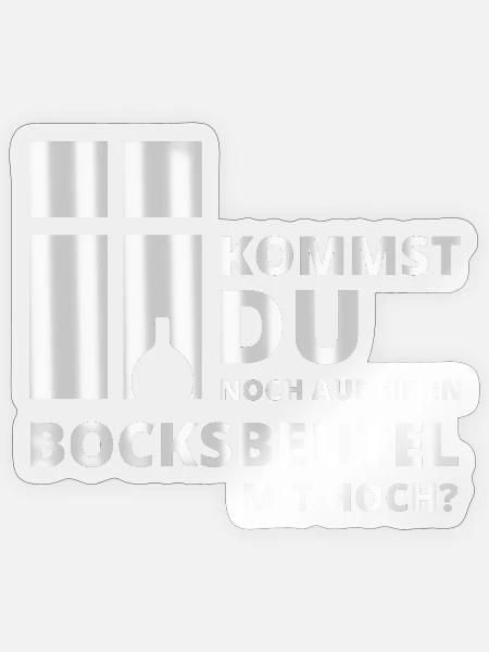  - Sticker Größe S (10 x 10 cm) - Transparent glänzend