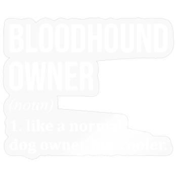 limier - Sticker taille S (10 x 10 cm) - brillant transparent - Devant
