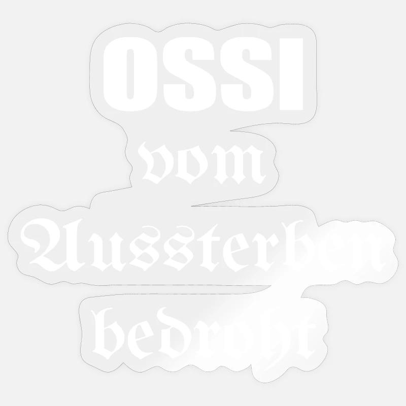 Ossi menacée d’extinction Sticker taille S (10 x 10 cm)