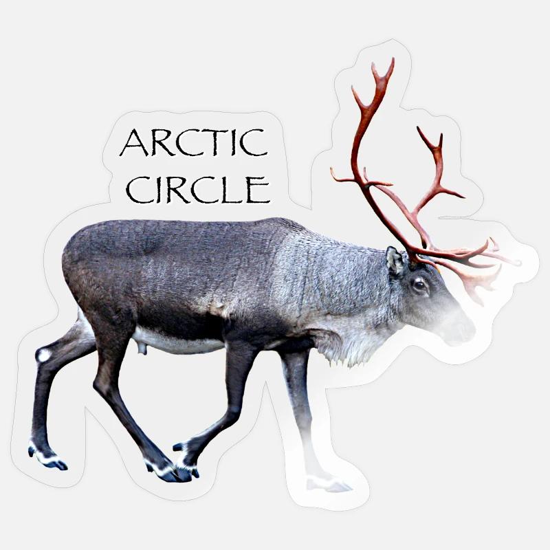 Arctic Circle Sticker size S (10 x 10 cm)