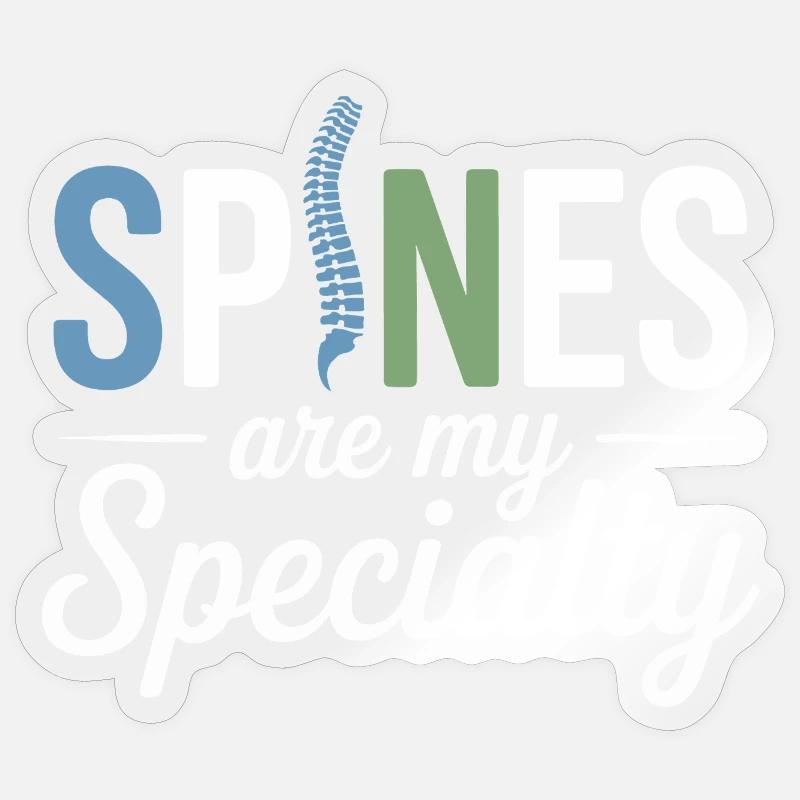 Lizenzierte DC Professional Spinal Adjustment Apparel - Sticker Größe S (10 x 10 cm) - Transparent glänzend