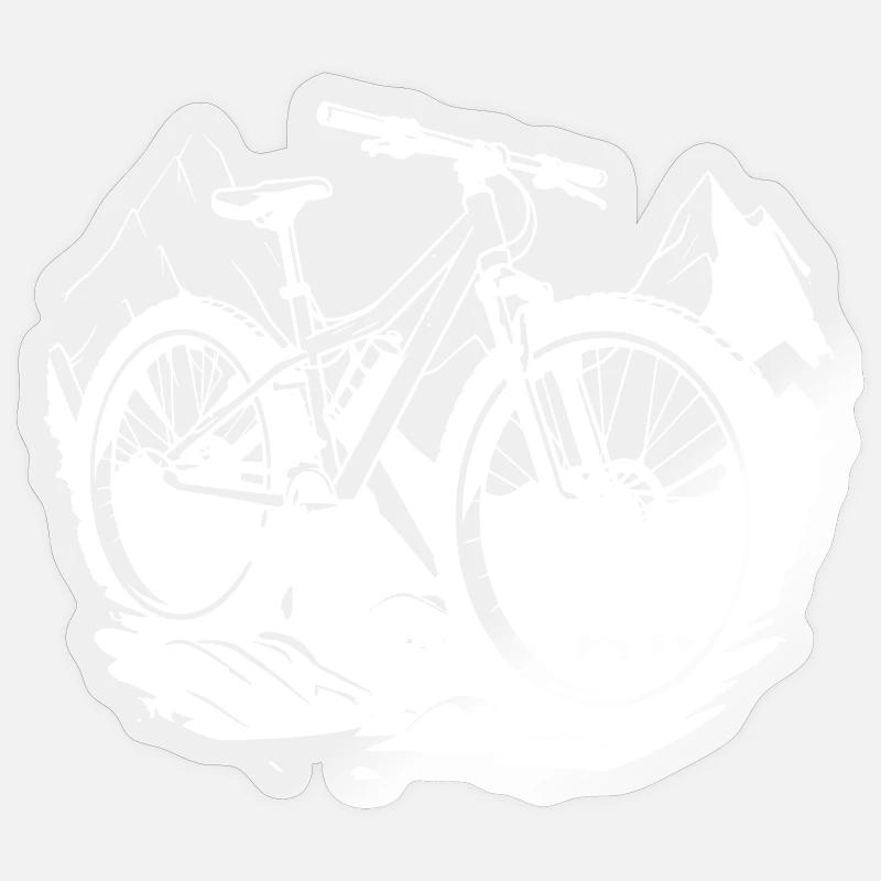 Graphismes de VTT Sticker taille S (10 x 10 cm)