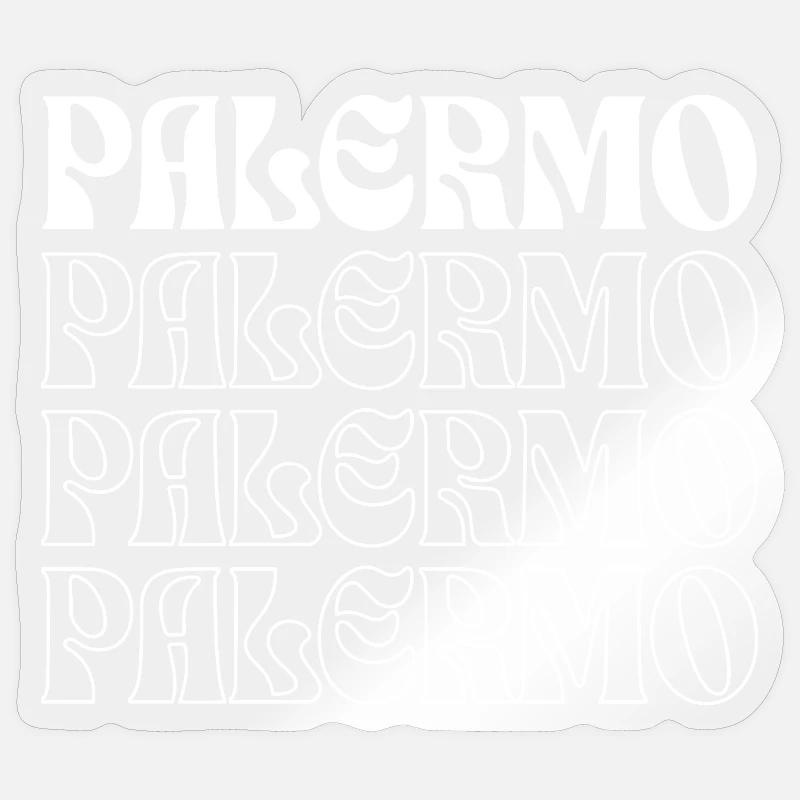 Conception du logo à Palerme Sticker taille S (10 x 10 cm)