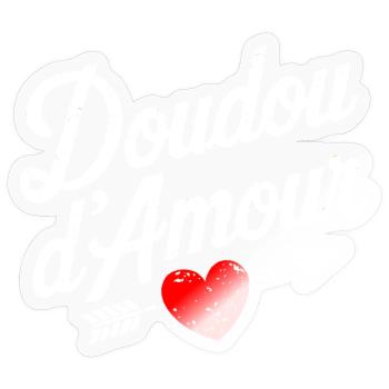 Valentine's Day Love Cuddly Toy Couple - Sticker size S (10 x 10 cm) - transparent glossy - Front