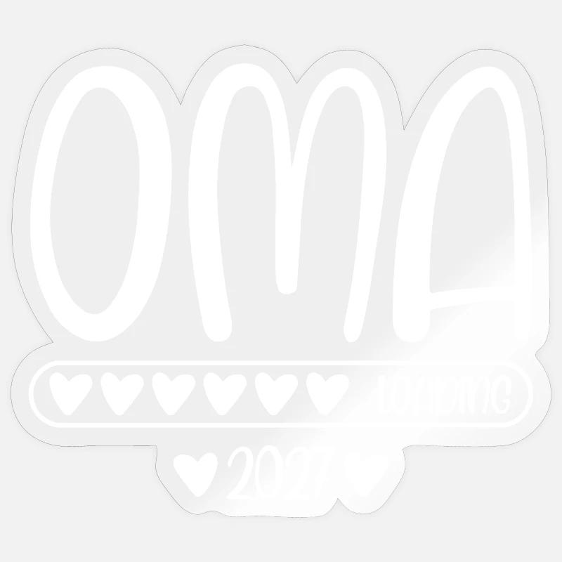 Oma 2027 loading Sticker Größe S (10 x 10 cm)