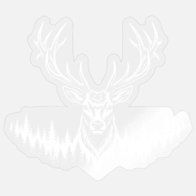 Deer Sticker size S (10 x 10 cm)