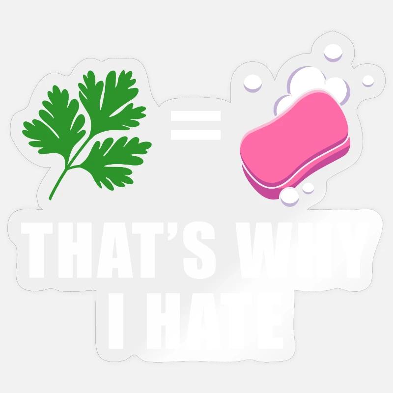 Nature vs Savon - Sticker taille S (10 x 10 cm) - brillant transparent
