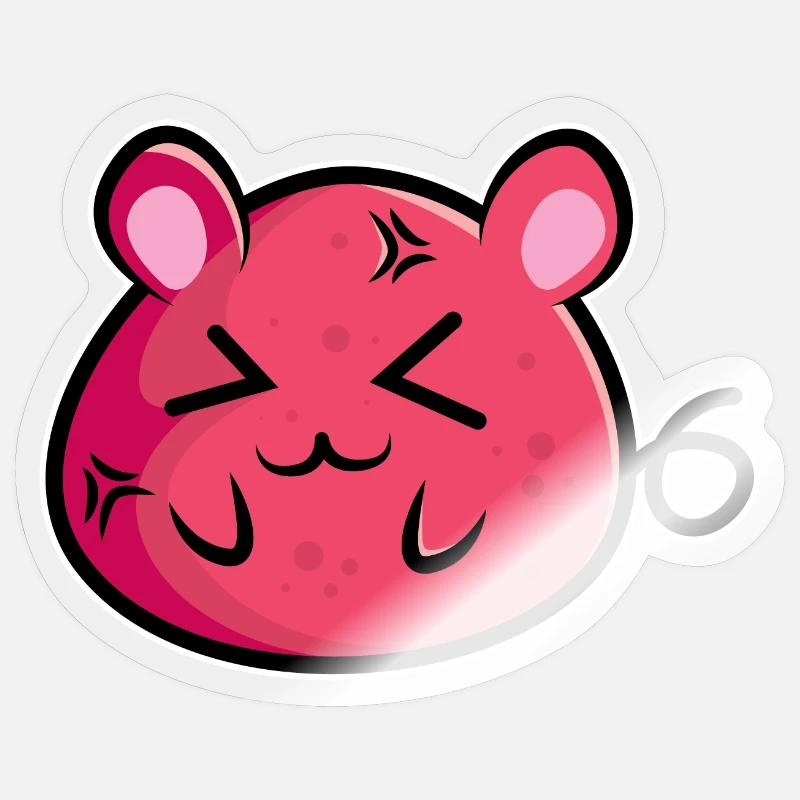 Mausi Mouse - Design - Sticker taille S (10 x 10 cm) - brillant transparent