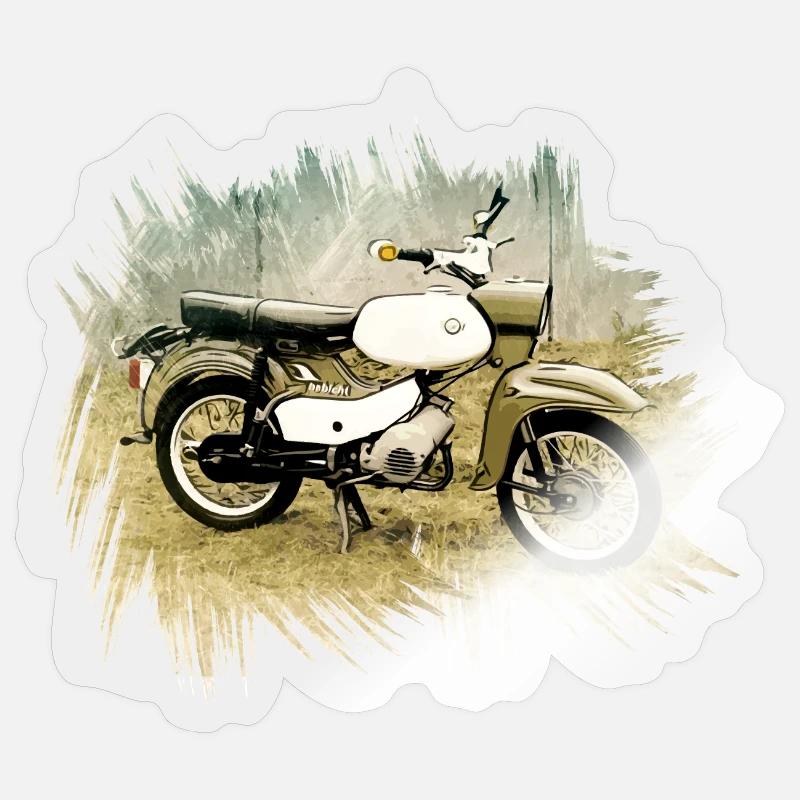 Simson SR 4/4 Hawk - Sticker size S (10 x 10 cm) - transparent glossy