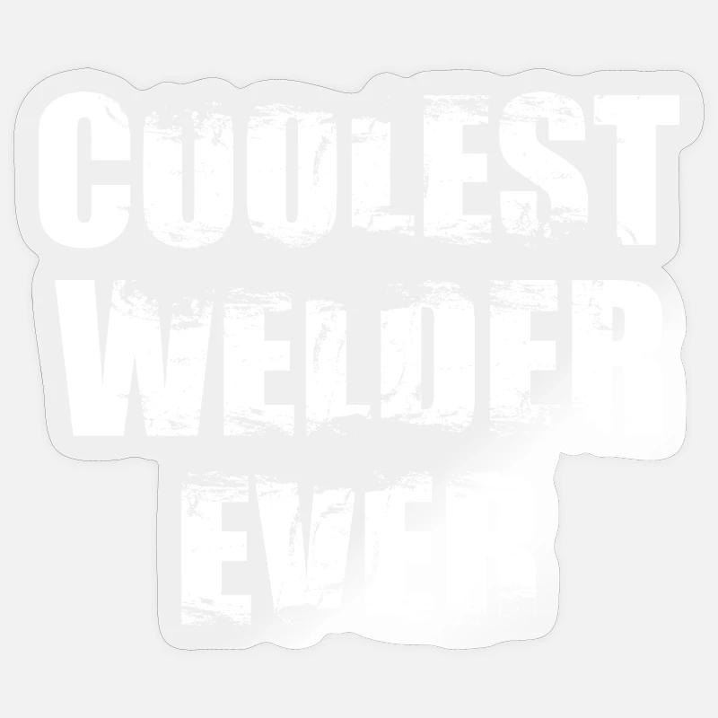 La soudeuse la plus cool de tous les temps Sticker taille S (10 x 10 cm)