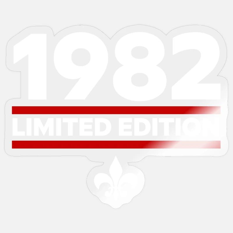 1982 Limited Edition Sticker Größe S (10 x 10 cm)