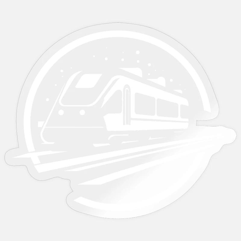 Train Graphics Sticker size S (10 x 10 cm)