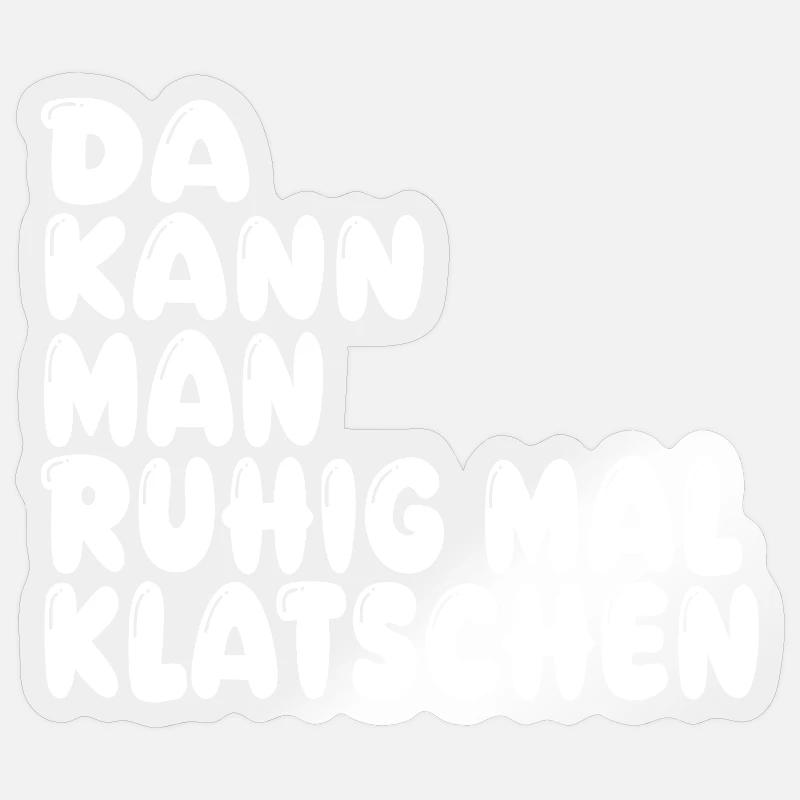Klatschen Sticker Größe S (10 x 10 cm)