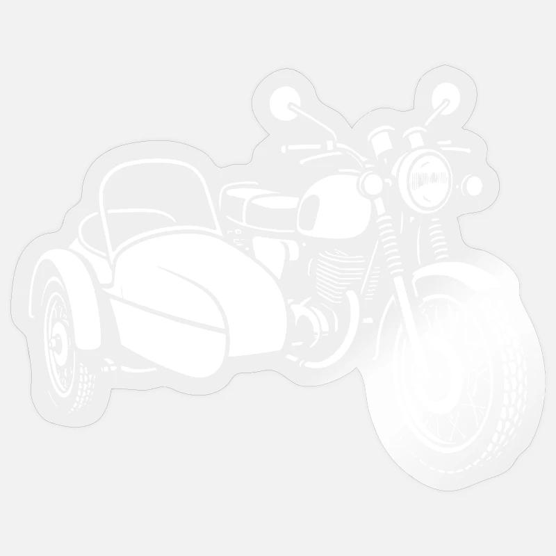 Eastern legend on three wheels Sticker size S (10 x 10 cm)