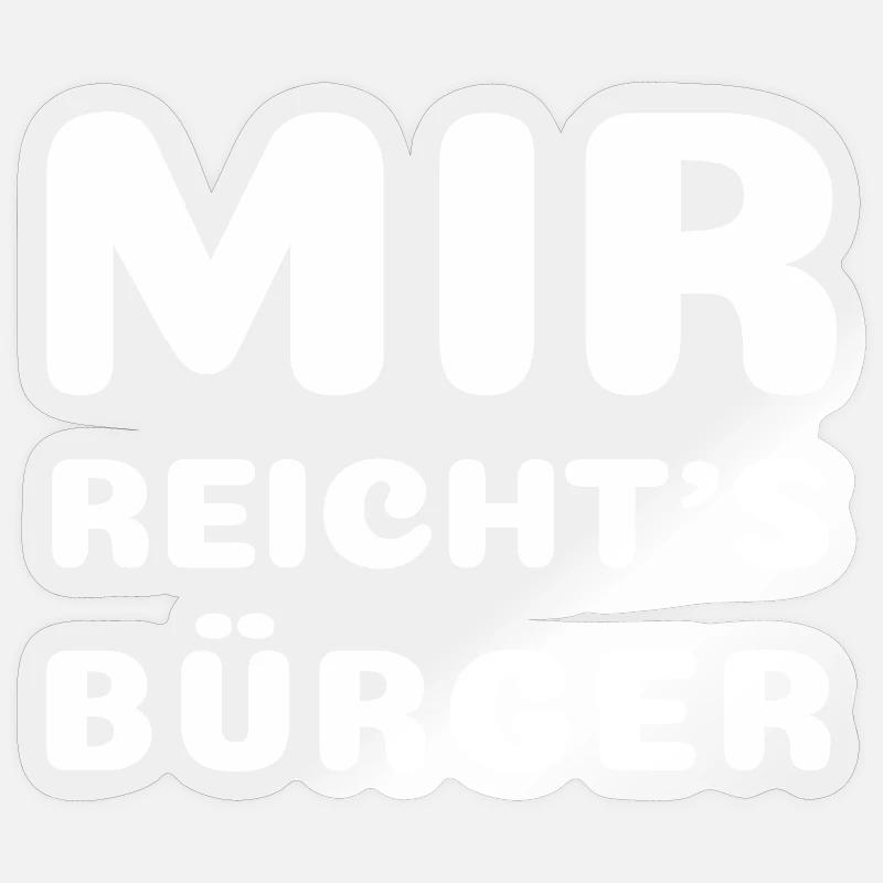 I've had enough, citizens Sticker size S (10 x 10 cm)