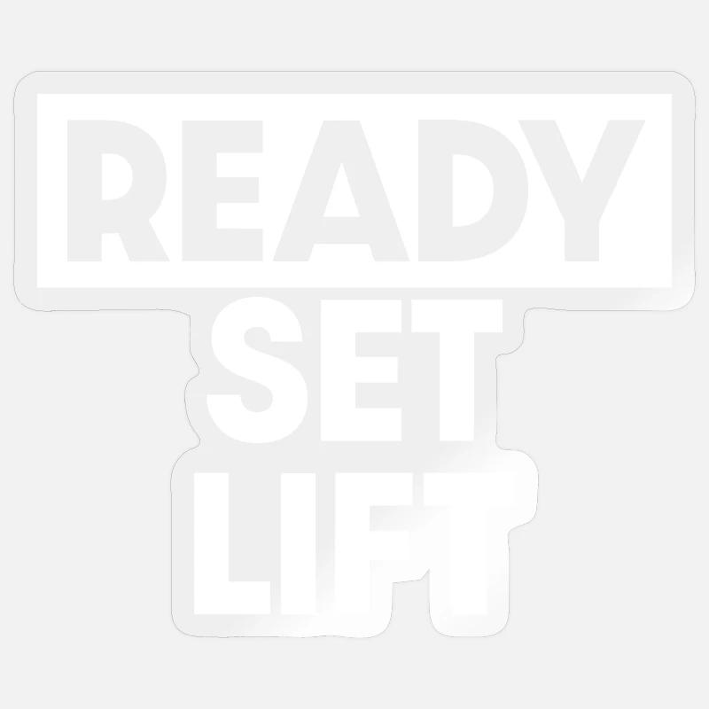 Ready Set Lift Sticker Größe S (10 x 10 cm)