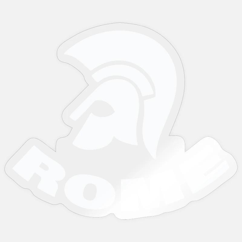 Rome - Sticker size S (10 x 10 cm) - transparent glossy