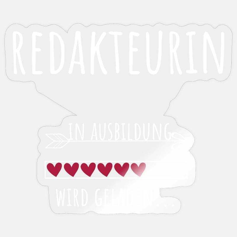 Journalism Student Profession Education Editor Sticker size S (10 x 10 cm)