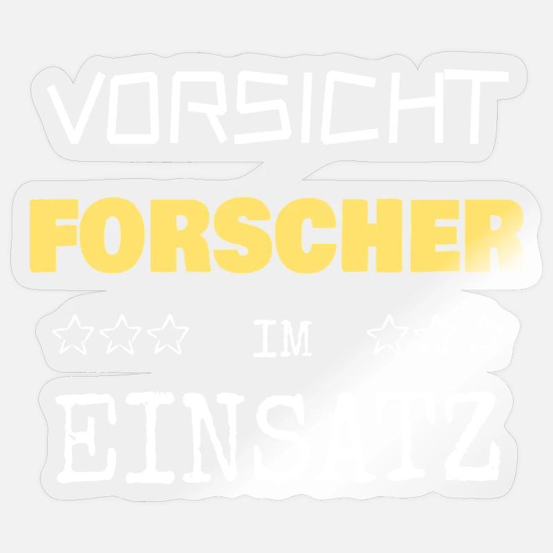 Vocation Chercheur Sticker taille S (10 x 10 cm)