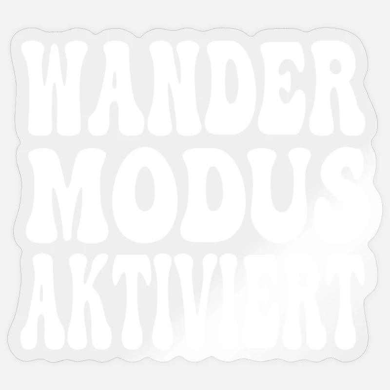 Great Wander Mode Enabled Design Sticker size S (10 x 10 cm)