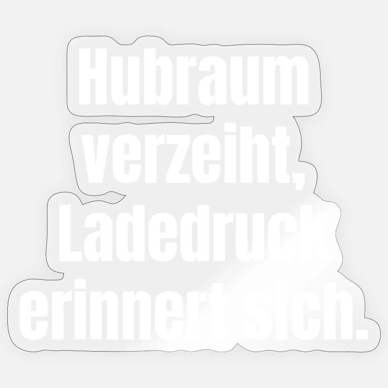 Un déplacement indulgent, rappel de la pression de suralimentation Sticker taille S (10 x 10 cm)